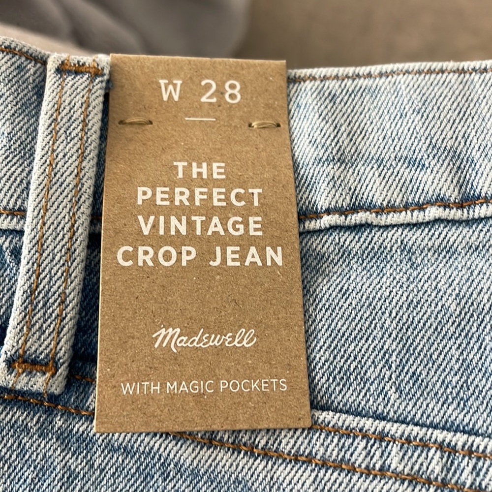 Madewell The Perfect Vintage Crop Jean